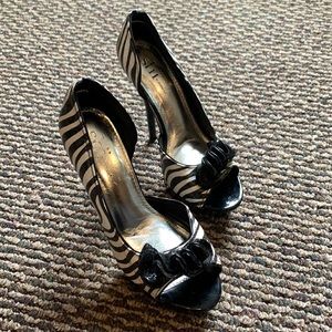 Stunning Shi Zebra Print Heels